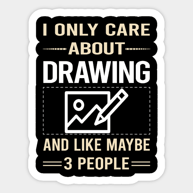 Funny 3 People Drawing Sticker by symptomovertake